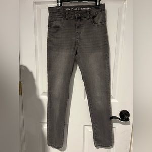 Boys super skinny stretch jeans.